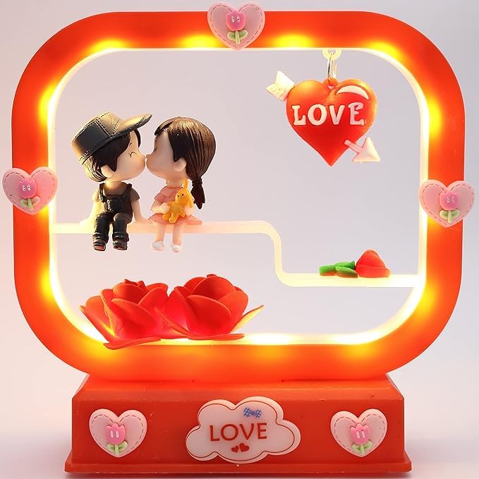 Buy 99 Entp Led Light Boy Girl Love Figurine Valentine's Day for